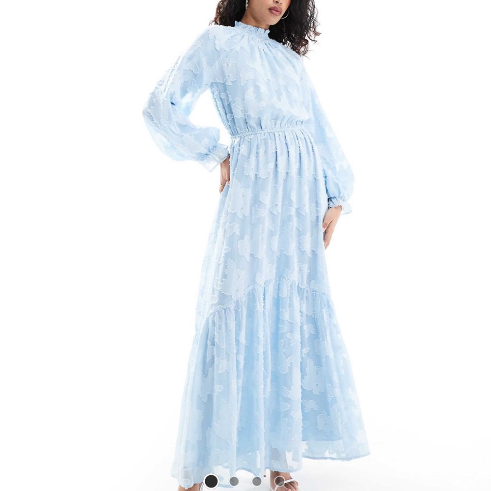 ASOS Design Jacquard Maxi Dress